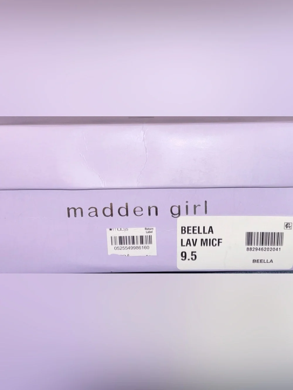 Madden Girl Pastel Lilac Open-Toe Ankle-Strap Heels